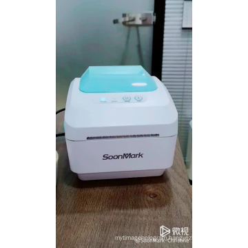 80mm 4inch Shipping Address Portable Bluetooth/USB Barcode sticker label printer 203dpi Thermal wireless printer